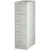 Sp Richards Lorell¬Æ 4-Drawer Heavy Duty Vertical File Cabinet, 15"W x 25"D x 52"H, Gray