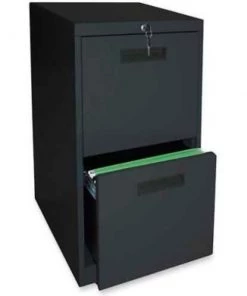 Sp Richards Lorell¬Æ File/File Mobile Pedestal File, 15"W x 23"D x 28"H, Black