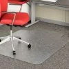 Sp Richards Lorell¬Æ Office Chair Mat for Carpet - 60"L x 46"W 0.12" Thick with 12" x 25" Lip - Beveled Edge