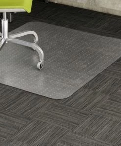 Sp Richards Lorell¬Æ Office Chair Mat for Carept - 60"L x 46"W, 0.12" Thick - Beveled Edge - Clear