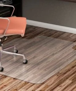 Sp Richards Lorell¬Æ Office Chair Mat for Hard Floor - 60"L x 46"W with 12" x 25" Lip - Straight Edge -Clear