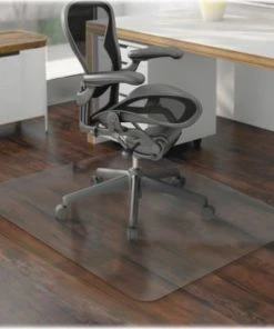 Sp Richards Lorell¬Æ Office Chair Mat for Hard Floor - 60"L x 46"W - Straight Edge - Clear