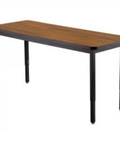 National Public Seating Interion® Utility Table - 60 x 30 - Walnut