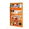 Wooden Mallet 12 Magazine/24 Brochure Wall Display - Medium Oak