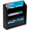Wooden Mallet ‚Ñ¢ Wall Mount or Countertop Magazine Rack 11"W Black