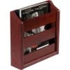 Wooden Mallet ‚Ñ¢ Wall Mount or Countertop Magazine Rack 11"W Mahogany