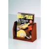 Wooden Mallet Countertop Single Pocket Magazine Display - Mahogany
