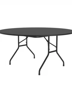 Correll CF TFL Folding Tables 60" Round Black Granite