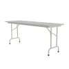 Correll CF Melamine Folding Tables 24x60 Gray Granite
