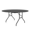 Correll CF Melamine Folding Tables 60" Round Black Granite