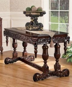 Design Toscano Sir Benedict's Renaissance Library Table