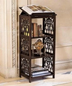 Design Toscano St. Thomas Aquinas Gothic Wooden Bookstand