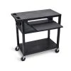 Luxor 3 Flat Shelves with Shelf &Black Presentation Station
