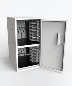 Luxor 12 Tablets/Chromebooks Vertical Wall/Desk Charging Box