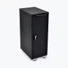 Luxor Black 12 Chromebook Charging Cart Includes Electrical Outlets