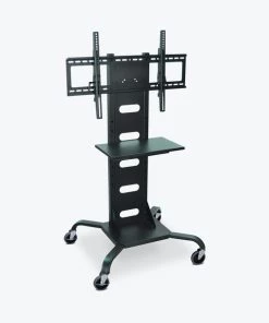 Luxor Mobile Black Flat Panel TV Stand & Mount