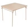 Bridgeport Folding Table, 34" Square, Vinyl Top, Antique Color