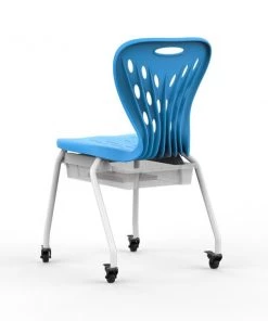 Luxor Stackable School Chair with Wheels and Storage