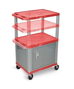 Luxor RED 26-42" NICKEL CAB & LEGS