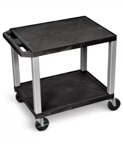Luxor BLACK 26" TUFFY CART NICKEL LE