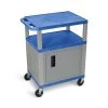 Luxor BLUE 34" TUFFY CART NICKEL CAB