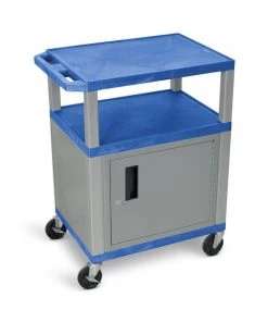 Luxor BLUE 34" TUFFY CART NICKEL CAB