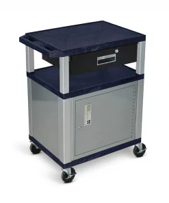 Luxor Navy 34" TUFFY W/NICKEL CABINE