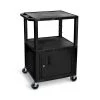 Luxor BLK 42" BLK CABINET TFY W/ 4"