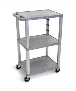 Luxor GRAY 42" TUFFY CART W/NICKEL L