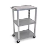 Luxor GRAY 42" TUFFY W/NICKEL LEGS