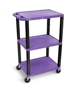 Luxor PURPLE 42" TFY CART W/BLACK L