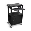 Luxor BLACK 42" PRESENTATION CART