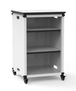 Luxor Modular Classroom Bookshelf - Narrow Module with Casters and Tabletop