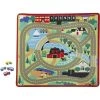 Melissa & Doug Round the Town Road Rug + Car Set