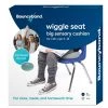 Bouncyband Big Wiggle Seat Sensory Cushion, Silver
