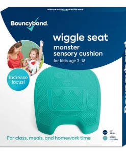 Bouncyband Wiggle Seat Sensory Cushion, Mint Monster