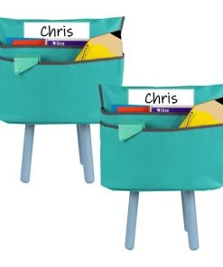 C-Line Standard Chair Cubbie, 14in, Seafoam Green, PK2