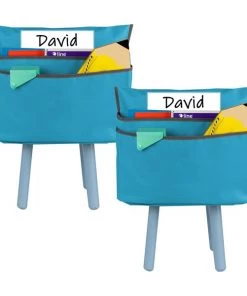 C-Line Medium Chair Cubbie, 15in, Seaside Blue, PK2