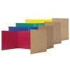 Flipside Corrugated Privacy Shield, 18in x 48in, Assorted Colors, PK24