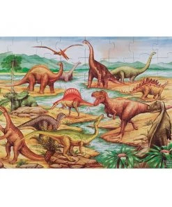 Melissa & Doug Dinosaurs Floor Puzzle, 24in x 36in, 48 Pieces