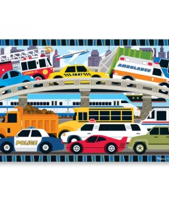 Melissa & Doug Traffic Jam Floor Puzzle