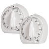 Lux Classic Mechanical Timer, White, PK2
