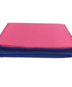 Toddler KinderMat without Pillow, 3/4" Thick, Blue/Pink