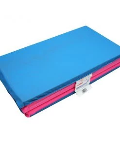 Toddler KinderMat w/Pillow Section, 3/4" Thick, Blue/Pink