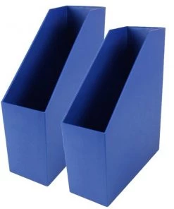 Romanoff Magazine File, Blue, PK2