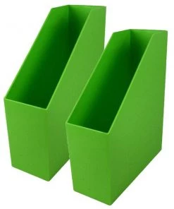 Romanoff Magazine File, Lime Green, PK2