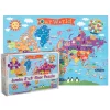Round World Products World Floor Puzzle for Kids, 24inH x 36inL, 48 Pieces