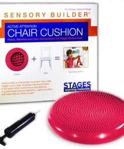 Stages Learning Materials Sensory Builder® Active Attention Chair Cushion, Red