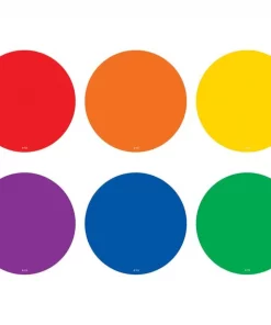 Teacher Created Resources Spot On® Colorful Circles Carpet Markers, PK12