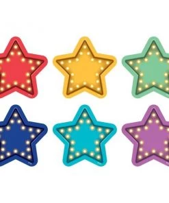 Teacher Created Resources Marquee Stars Spot On® Vinyl Floor Markers, PK12